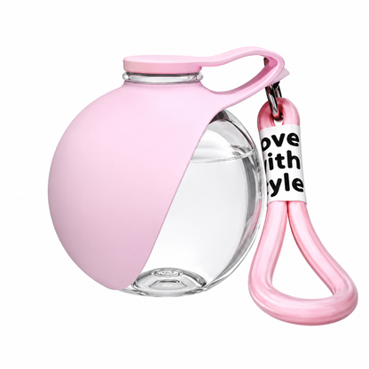 Botella de agua para mascotas plegable