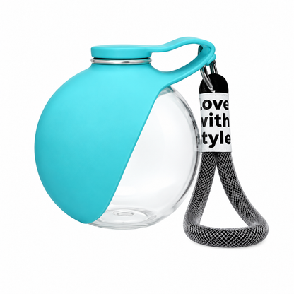 Botella de agua para mascotas plegable